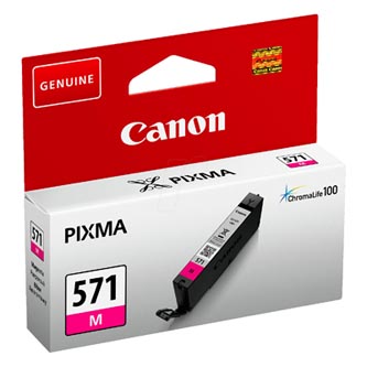 Obrazek Canon 571 0387C001 originální inkoustová kazeta, barva náplně purpurová, výtěžnost cartridge 306 stran
