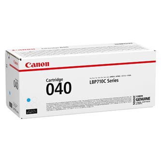 Obrazek Canon 040 0458C001 originální tonerová kazeta, barva náplně azurová, výtěžnost cartridge 5400 stran