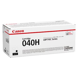Obrazek Canon 040H 0461C001 originální tonerová kazeta, barva náplně černá, výtěžnost cartridge 12500 stran
