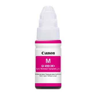 Obrazek Canon GI-490 0665C001 originální ink bottle, barva náplně purpurová, výtěžnost cartridge 7000 stran