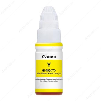 Obrazek Canon GI-490 0666C001 originální ink bottle, barva náplně žlutá, výtěžnost cartridge 7000 stran