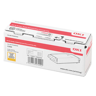 Obrazek Oki C650 09006129 originální tonerová kazeta, barva náplně žlutá, výtěžnost cartridge 6000 stran