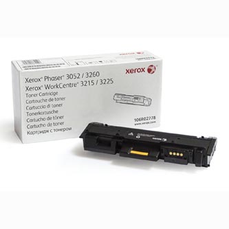 Obrazek Xerox 106R02778 originální tonerová kazeta, barva náplně černá, výtěžnost cartridge 3000 stran