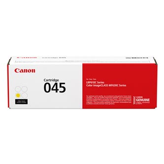 Obrazek Canon 045 1239C002 originální tonerová kazeta, barva náplně žlutá, výtěžnost cartridge 1300 stran