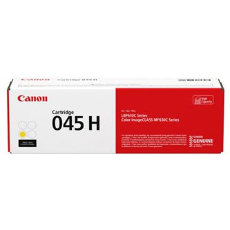 Obrazek Canon 045H 1243C002 originální tonerová kazeta, barva náplně žlutá, výtěžnost cartridge 2200 stran