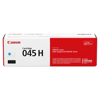 Obrazek Canon 045H 1245C002 originální tonerová kazeta, barva náplně azurová, výtěžnost cartridge 2200 stran
