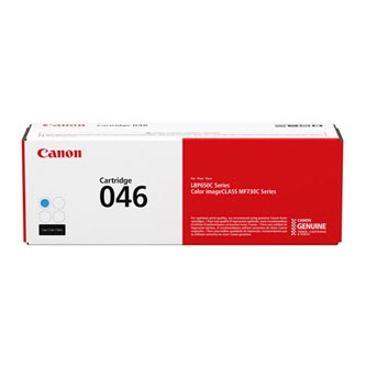 Obrazek Canon 046 1249C002 originální tonerová kazeta, barva náplně azurová, výtěžnost cartridge 2300 stran