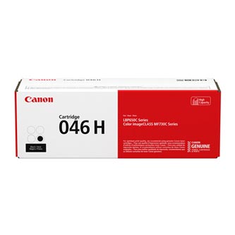 Obrazek Canon 046H 1254C002 originální tonerová kazeta, barva náplně černá, výtěžnost cartridge 6300 stran