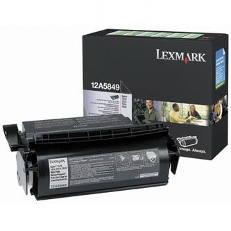 Obrazek Lexmark 12A5849 originální tonerová kazeta, barva náplně černá, výtěžnost cartridge 25000 stran