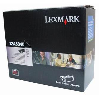Obrazek Lexmark 12A5840 originální tonerová kazeta, barva náplně černá, výtěžnost cartridge 10000 stran