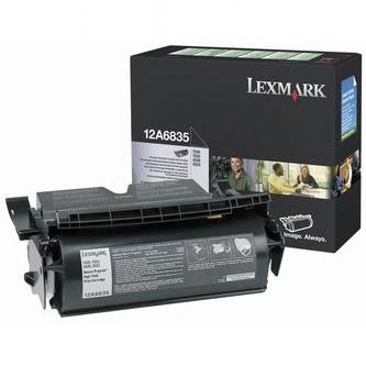 Obrazek Lexmark 12A6835 originální tonerová kazeta, barva náplně černá, výtěžnost cartridge 20000 stran