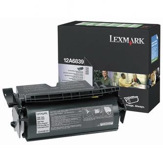 Obrazek Lexmark 12A6839 originální tonerová kazeta, barva náplně černá, výtěžnost cartridge 20000 stran