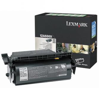 Obrazek Lexmark 12A6869 originální tonerová kazeta, barva náplně černá, výtěžnost cartridge 10000 stran