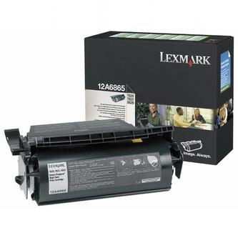 Obrazek Lexmark 12A6865 originální tonerová kazeta, barva náplně černá, výtěžnost cartridge 30000 stran