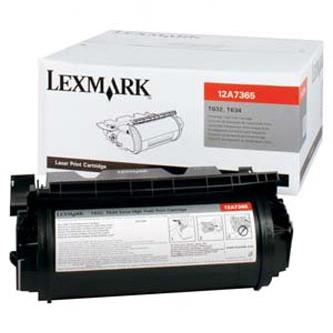 Obrazek Lexmark 12A7365 originální tonerová kazeta, barva náplně černá, výtěžnost cartridge 32000 stran
