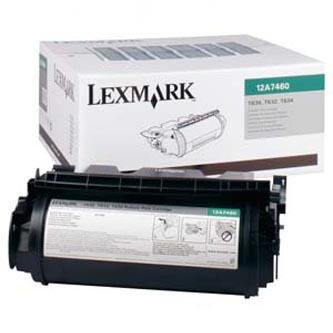 Obrazek Lexmark 12A7460 originální tonerová kazeta, barva náplně černá, výtěžnost cartridge 5000 stran