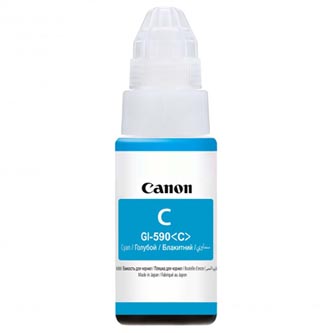 Obrazek Canon GI-590 1604C001 originální ink bottle, barva náplně azurová, výtěžnost cartridge 7000 stran