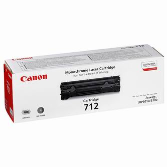 Obrazek Canon 712 (CRG-712) 1870B002 originální tonerová kazeta, barva náplně černá, výtěžnost cartridge 1500 stran