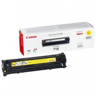 Obrazek Canon 716 (CRG-716) 1977B002 originální tonerová kazeta, barva náplně žlutá, výtěžnost cartridge 1500 stran