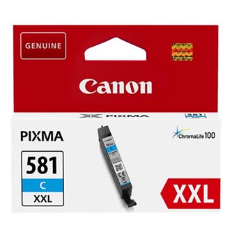 Obrazek Canon 581 XXL 1995C001 originální inkoustová kazeta, barva náplně azurová