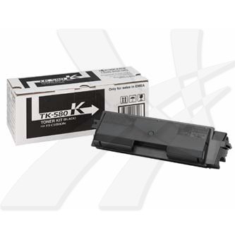 Obrazek Kyocera TK-580 1T02KT0NL0 originální tonerová kazeta, barva náplně černá, výtěžnost cartridge 3500 stran