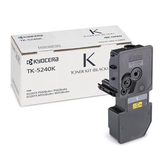 Obrazek Kyocera TK-5240 1T02R70NL0 originální tonerová kazeta, barva náplně černá, výtěžnost cartridge 4000 stran