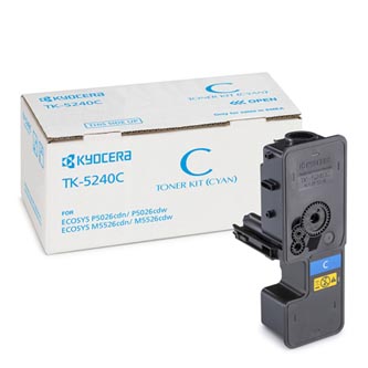 Kyocera TK-5240C originální toner, cartridge, náplň, barva