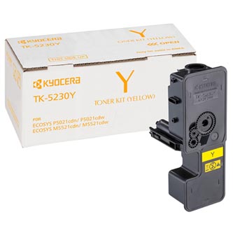 Kyocera TK-5230Y originální toner, cartridge, náplň, barva