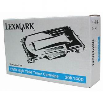 Obrazek Lexmark 20K1400 originální tonerová kazeta, barva náplně azurová, výtěžnost cartridge 6600 stran
