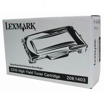 Obrazek Lexmark 20K1403 originální tonerová kazeta, barva náplně černá, výtěžnost cartridge 10000 stran