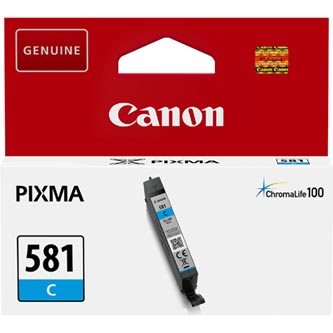 Obrazek Canon 581 2103C001 originální inkoustová kazeta, barva náplně azurová