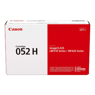 Obrazek Canon 052H 2200C002 originální tonerová kazeta, barva náplně černá, výtěžnost cartridge 9200 stran