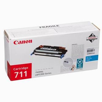 Obrazek Canon 711 1659B002 originální tonerová kazeta, barva náplně azurová, výtěžnost cartridge 6000 stran