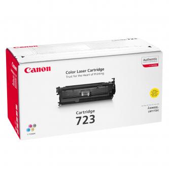 Obrazek Canon 723 (CRG-723) 2641B002 originální tonerová kazeta, barva náplně žlutá, výtěžnost cartridge 8500 stran