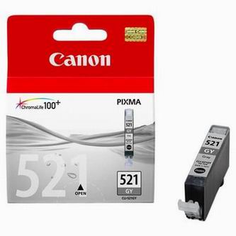Canon 521 2937B001 originální inkoustová kazeta, barva náplně šedá, výtěžnost cartridge 1395 stran Série CLI-521 Canon 521 2937B001 originální inkoustová kazeta, barva náplně šedá, výtěžnost cartridge 1395 stran Série CLI-521