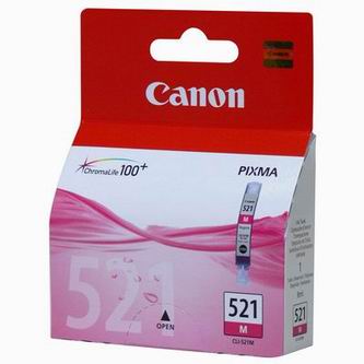 Obrazek Canon 521 2935B001 originální inkoustová kazeta, barva náplně purpurová, výtěžnost cartridge 470 stran