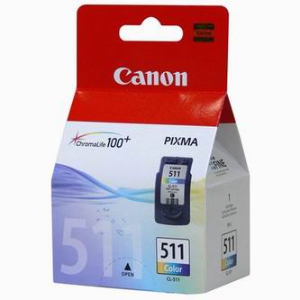 Obrazek Canon 511 2972B001 originální inkoustová kazeta, barva náplně tříbarevná, výtěžnost cartridge 245 stran