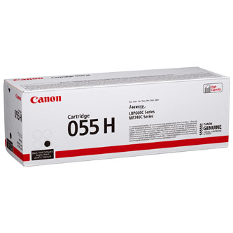 Obrazek Canon 055H 3020C002 originální tonerová kazeta, barva náplně černá, výtěžnost cartridge 7600 stran