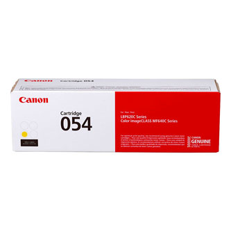 Obrazek Canon 054 3021C002 originální tonerová kazeta, barva náplně žlutá, výtěžnost cartridge 1200 stran
