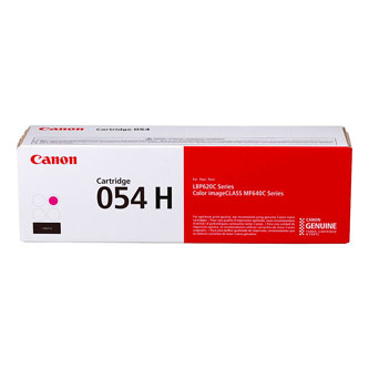 Obrazek Canon 054H 3026C002 originální tonerová kazeta, barva náplně purpurová, výtěžnost cartridge 2300 stran