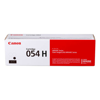 Obrazek Canon 054H 3028C002 originální tonerová kazeta, barva náplně černá, výtěžnost cartridge 3100 stran