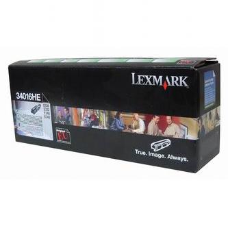 Obrazek Lexmark 34016HE originální tonerová kazeta, barva náplně černá, výtěžnost cartridge 6000 stran
