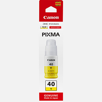 Obrazek Canon GI-40 3402C001 originální ink bottle, barva náplně žlutá, výtěžnost cartridge 7700 stran