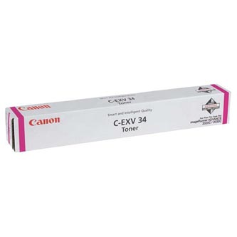 Obrazek Canon C-EXV 34 3784B002 originální tonerová kazeta, barva náplně purpurová, výtěžnost cartridge 19000 stran
