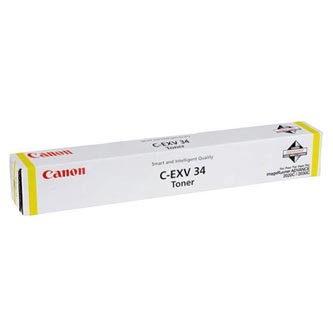 Obrazek Canon C-EXV 34 3785B002 originální tonerová kazeta, barva náplně žlutá, výtěžnost cartridge 19000 stran