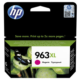 Obrazek HP 3JA28AE originální inkoustová kazeta, barva náplně purpurová, výtěžnost cartridge 1600 stran
