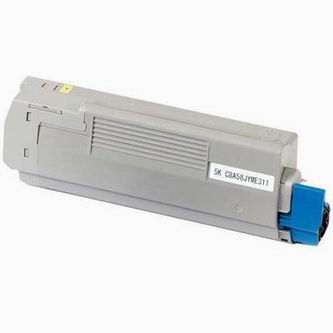 Obrazek Oki C5800 43324421 originální tonerová kazeta, barva náplně žlutá, výtěžnost cartridge 5000 stran