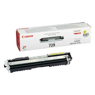 Obrazek Canon 729 (CRG-729) 4367B002 originální tonerová kazeta, barva náplně žlutá, výtěžnost cartridge 1000 stran