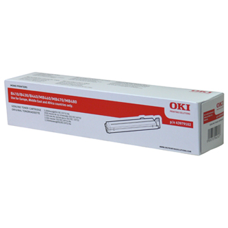 Obrazek Oki MB460 43979102 originální tonerová kazeta, barva náplně černá, výtěžnost cartridge 3500 stran