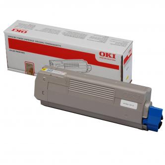 Obrazek Oki C610 44315305 originální tonerová kazeta, barva náplně žlutá, výtěžnost cartridge 6000 stran